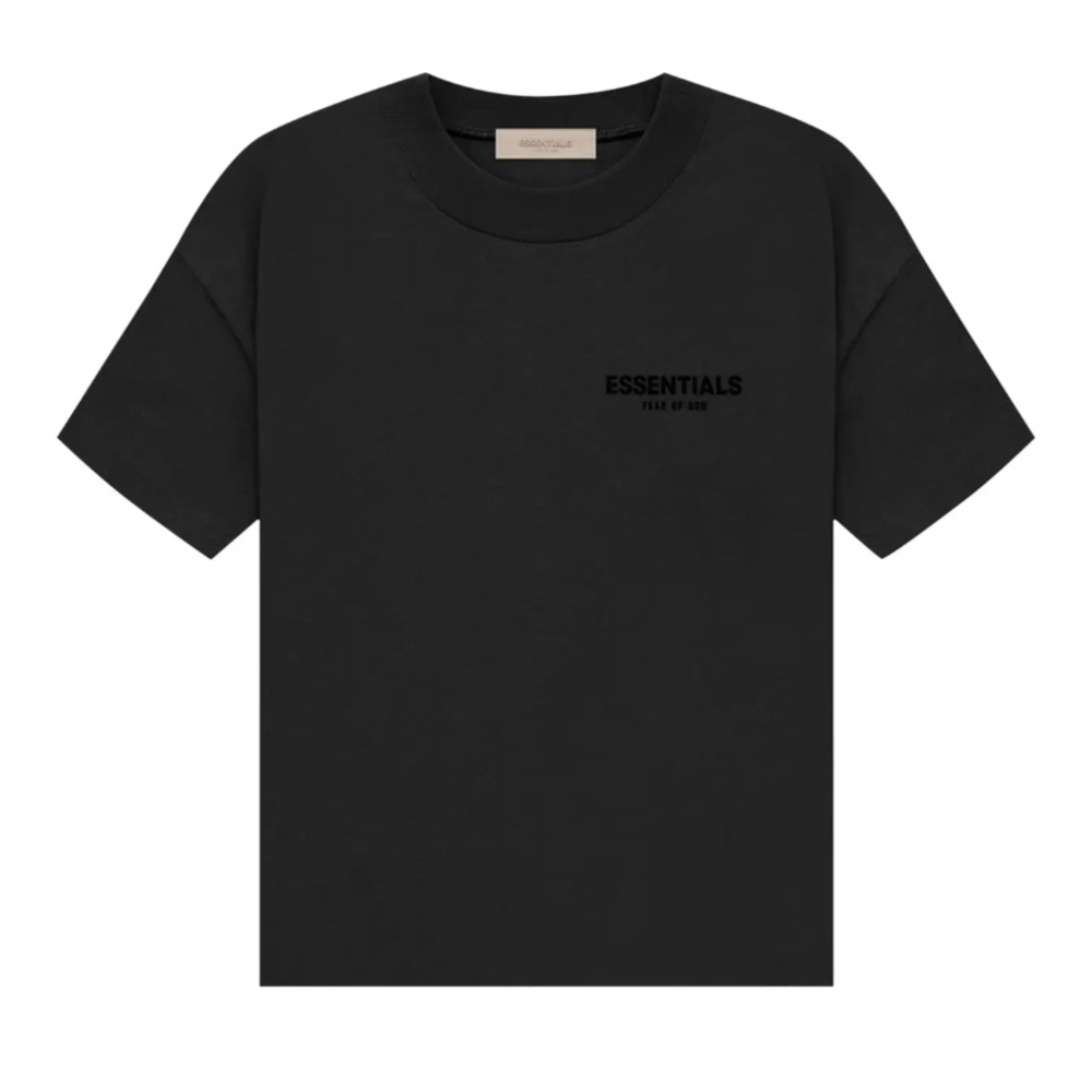 NWT fog Fear of God essentials tee stretch limo black